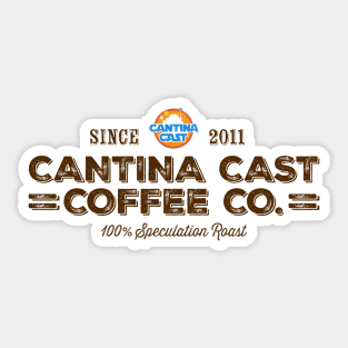 Cantina Cast Coffee Company Sticker